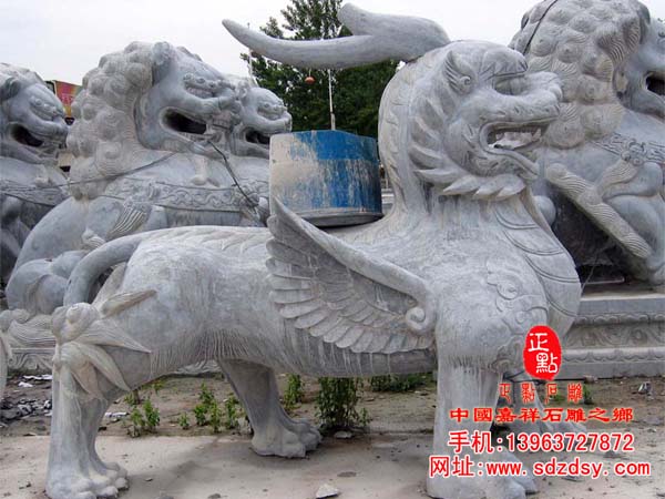 石雕獨角獸