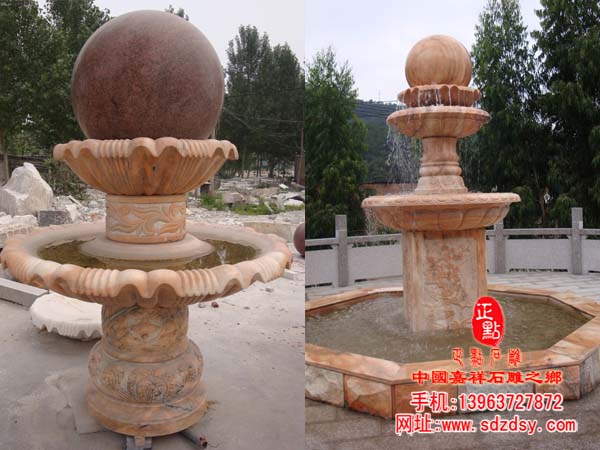 漢白玉石雕風水球